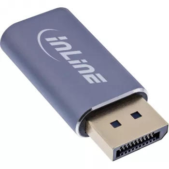 InLine 64107I videokabel-adapter USB Type-C DisplayPort grijs