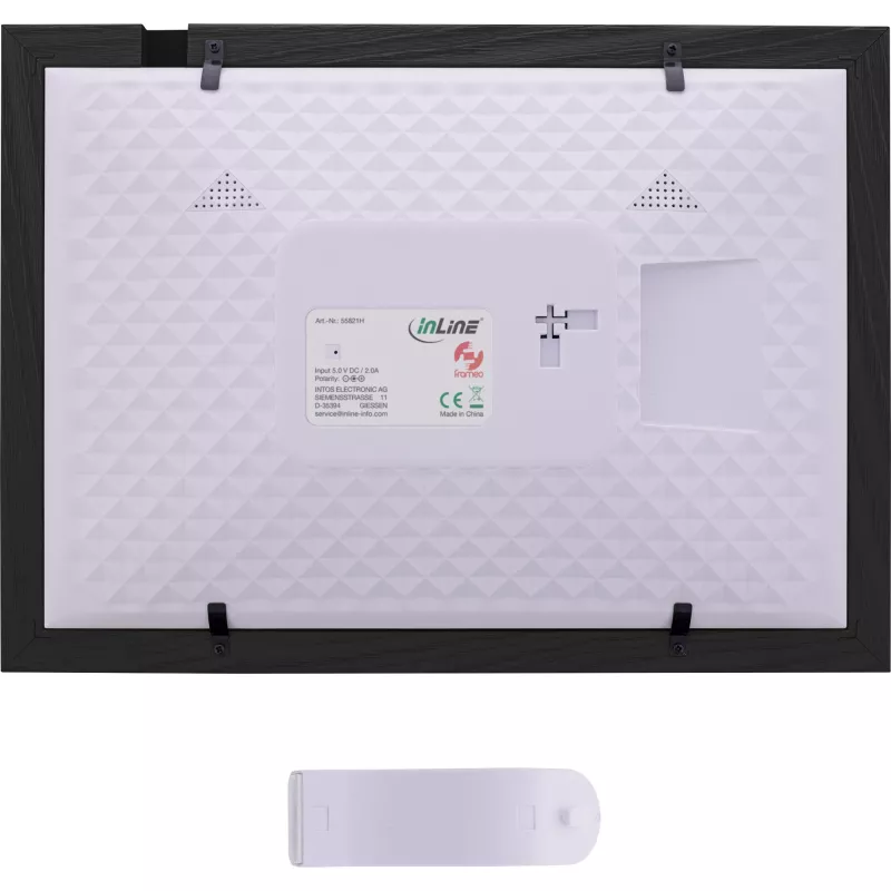 InLine WiFi-fotolijst WiFRAME 2, 10,1 inch 1920x1200 16:10 IPS touch, Frameo APP