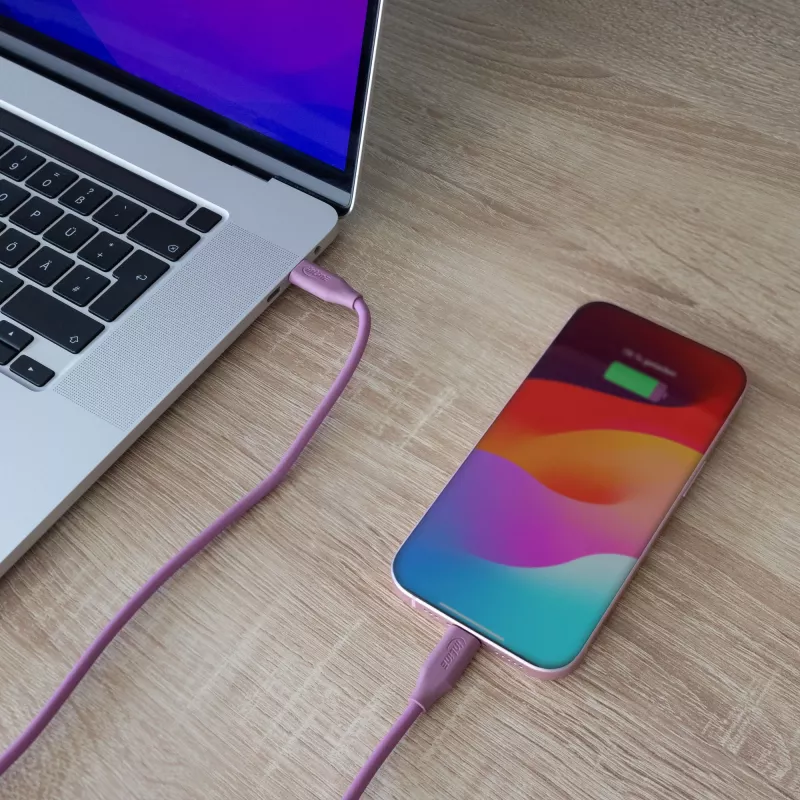 InLine 35892P USB-kabel USB 2.0 2 m USB C violet