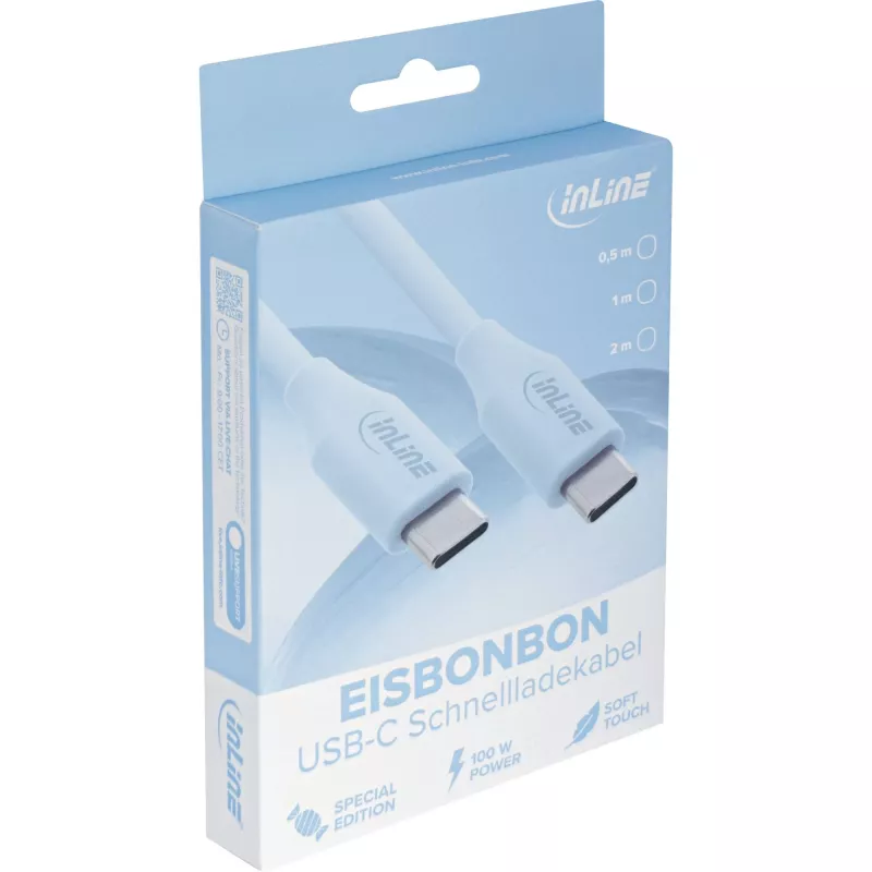 InLine 35892B USB-kabel USB 2.0 2 m USB C blauw