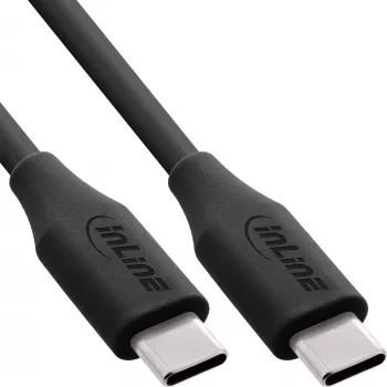 USB-kabel InLine 35892 2 m USB-C zwart USB 2.0 0,48 Gbit/s