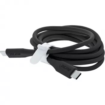 USB-kabel InLine 35892 2 m USB-C zwart USB 2.0 0,48 Gbit/s