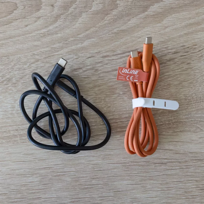 InLine 35891O USB-kabel USB 2.0 1 m USB C oranje