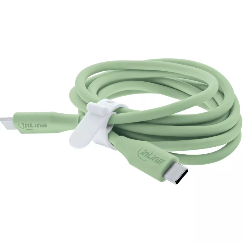 USB-kabel InLine 35891G 1 m USB C groen USB 2.0 0,48 Gbit/s