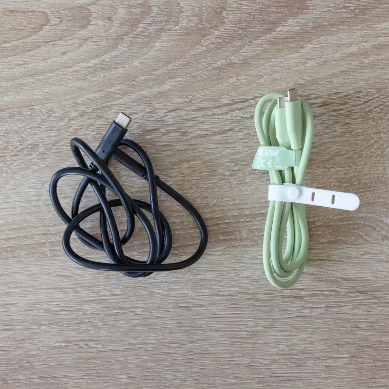 USB-kabel InLine 35891G 1 m USB C groen USB 2.0 0,48 Gbit/s