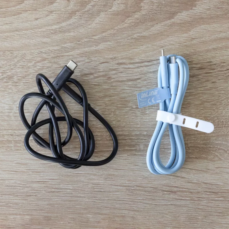 InLine 35891B USB-kabel USB 2.0 1 m USB C blauw