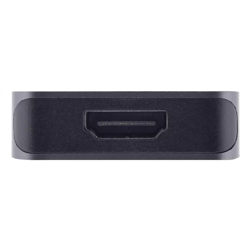 USB-C-interfacehub InLine 35392D USB 3.2 Gen 2 Type-C host naar HDMI, USB-A, USB-C 10000 Mbit/s grijs