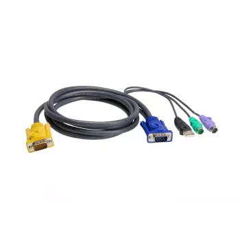 ATEN PS/2 USB KVM-kabel 3m