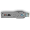 Port-Blocker-sleutel Lindy USB Type-A Port Blocker Key Blauw