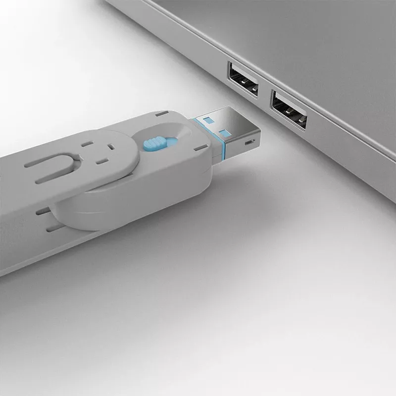 Port-Blocker-sleutel Lindy USB Type-A Port Blocker Key Blauw