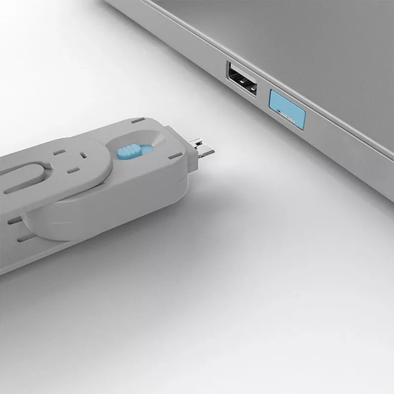 Port-Blocker-sleutel Lindy USB Type-A Port Blocker Key Blauw