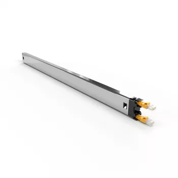 Patchbox netwerkkabel Cat6a U/FTP (STP) geel 1,8 m met RJ-45-stekkers