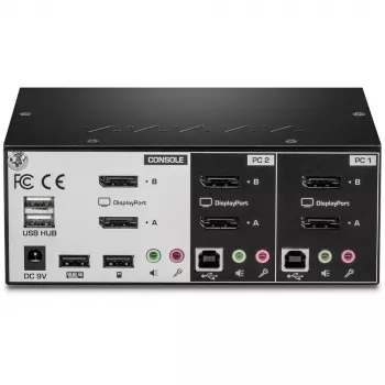 KVM-switch Trendnet TK-240DP zwart