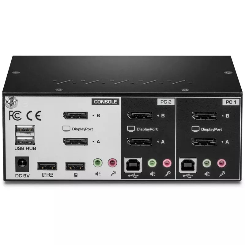 KVM-switch Trendnet TK-240DP zwart