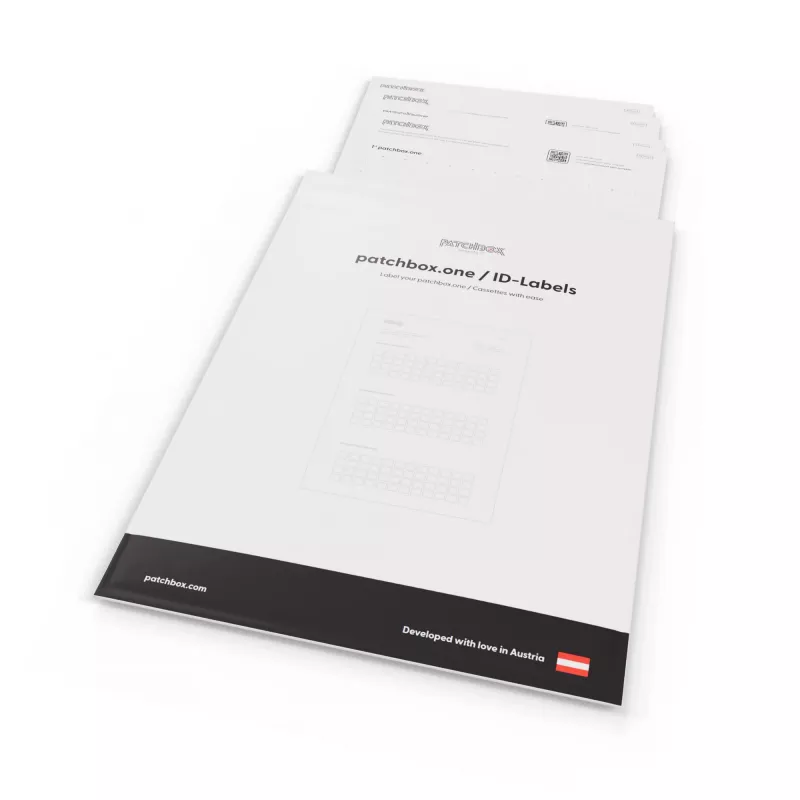 Patchpanel-accessoire Patchbox PONEIDLABEL — papieren etiketten voor patchpanels (PONEIDLABEL)