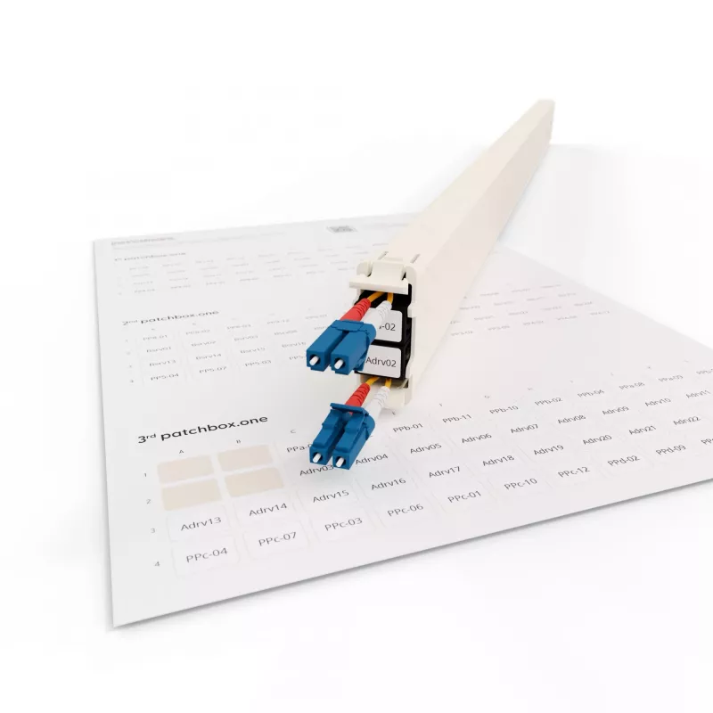 Patchpanel-accessoire Patchbox PONEIDLABEL — papieren etiketten voor patchpanels (PONEIDLABEL)