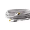 Netwerk-patchkabel GOOBAY RJ45 CAT6A S/FTP (PiMF) 500 MHz met CAT7-ruwkabel, grijs, 10 m