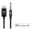 Audio-verbindingskabel Goobay Apple Lightning naar 3,5 mm 1 m zwart