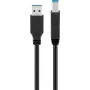 USB 3.0 SuperSpeed kabel Goobay 96119 5m zwart