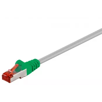 Netwerkkabel Goobay 68456 groen-grijs 1m Cat6 S/FTP