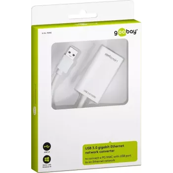 USB 3.0 Gigabit Ethernet netwerkadapter Goobay 95442
