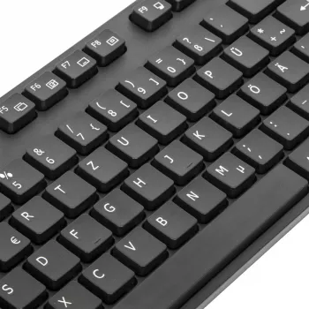 Targus AKB30DE toetsenbord Home USB QWERTZ Duits zwart