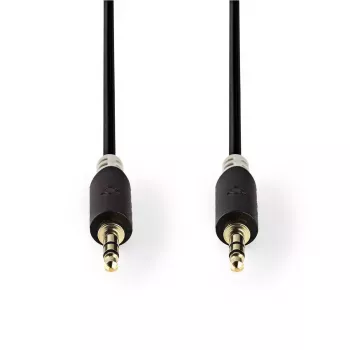 Audiokabel Nedis CABW22000AT10 1m 3,5mm koperbekleed aluminium