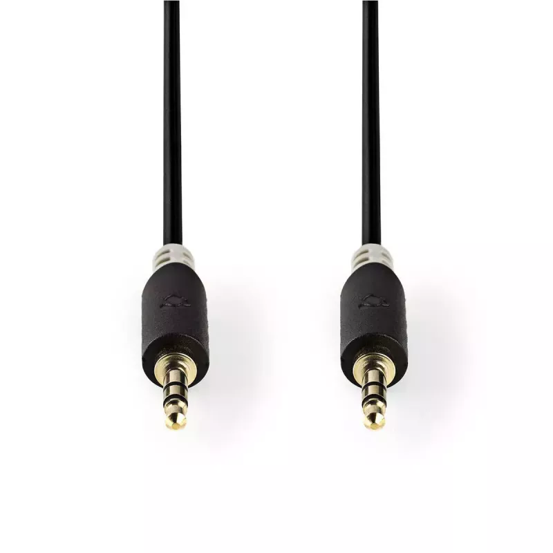 Audiokabel Nedis CABW22000AT10 1m 3,5mm koperbekleed aluminium