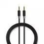 Audiokabel Nedis CABW22000AT10 1m 3,5mm koperbekleed aluminium