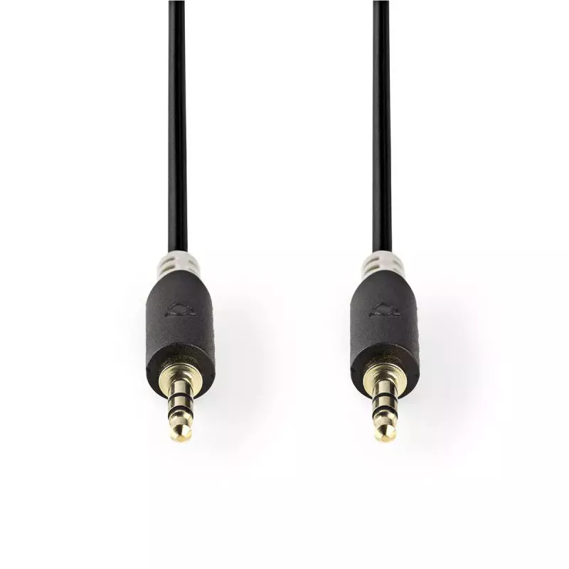Audiokabel Nedis CABW22000AT20 2 m 3,5 mm koperbekleed aluminium