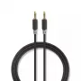 Audiokabel Nedis CABW22000AT20 2 m 3,5 mm koperbekleed aluminium