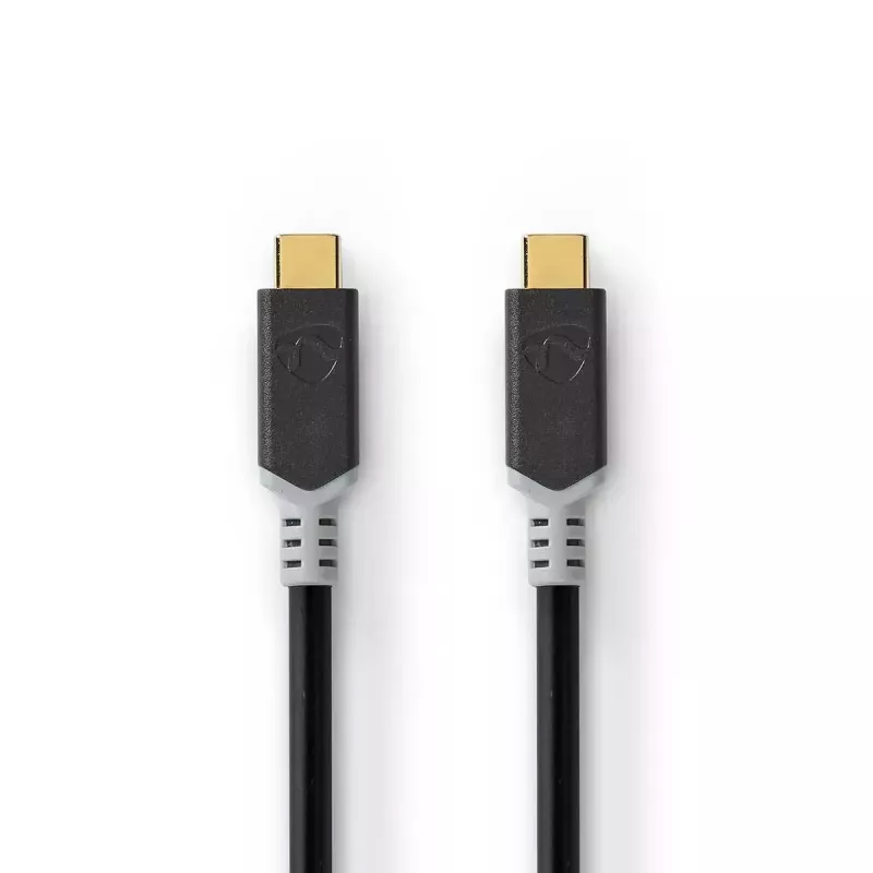 USB-kabel Nedis CCBW64020AT20 USB4 Gen 2x2 2 m USB C zwart zilver