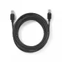 Nedis CCBW85210AT50 netwerkkabel zwart 5 m Cat6 F/UTP