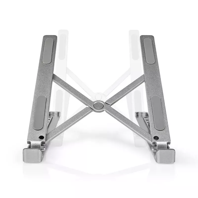 Laptopstandaard Nedis NBSTND100SI aluminium 43,2 cm in hoogte verstelbaar
