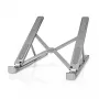 Laptopstandaard Nedis NBSTND100SI aluminium 43,2 cm in hoogte verstelbaar
