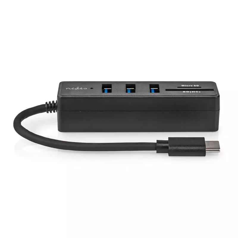 Laptop-dock Nedis CCGB64250BK01 bedraad USB Type-C zwart 5 Gbit/s