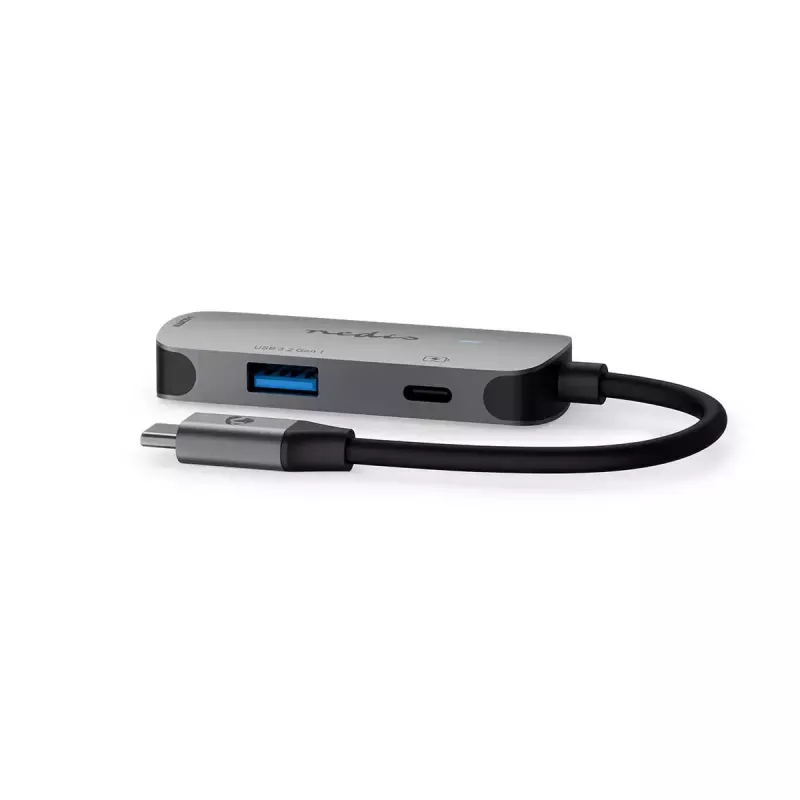 USB-hub Nedis CCGB64230GY01 Type-C 5000 Mbit/s grijs