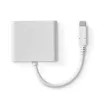Laptop-dock Nedis CCGB64770WT01 USB Type-C bedraad 7,5 W
