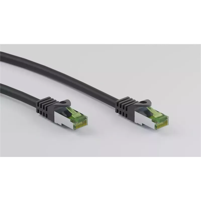 Netwerkkabel Wentronic 61095 3m Cat8.1 S/FTP zwart