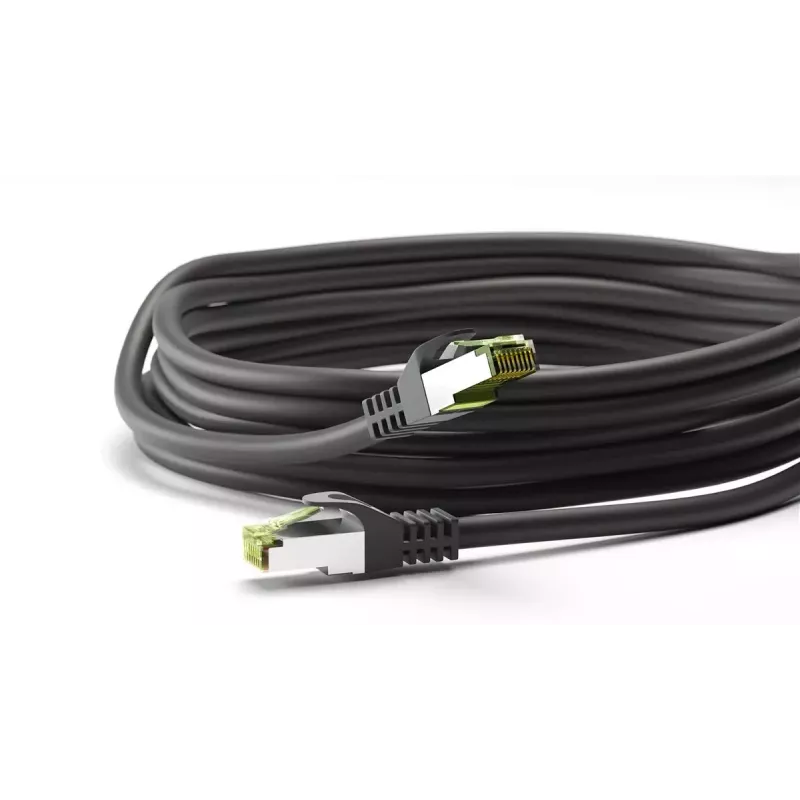 Netwerkkabel Wentronic 61095 3m Cat8.1 S/FTP zwart