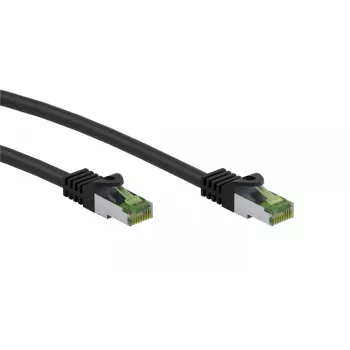 Netwerkkabel Wentronic 61098 10m Cat8.1 S/FTP zwart