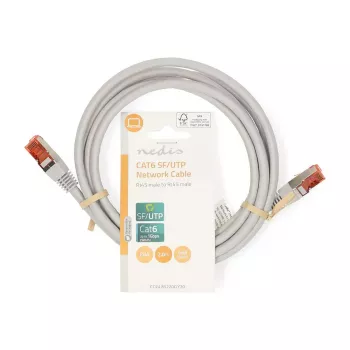Netwerkkabel Nedis CCGL85220GY20 RJ-45 Cat6 2 m grijs