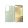 Wallet hoesje Samsung Galaxy S24+ groen monochromatisch