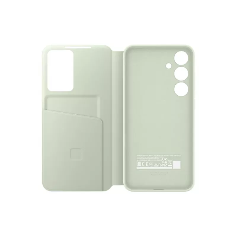 Wallet hoesje Samsung Galaxy S24+ groen monochromatisch