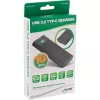 InLine USB3.2 Gen.2 USB-C naar M.2 SSD (PCIe NVMe & SATA) behuizing
