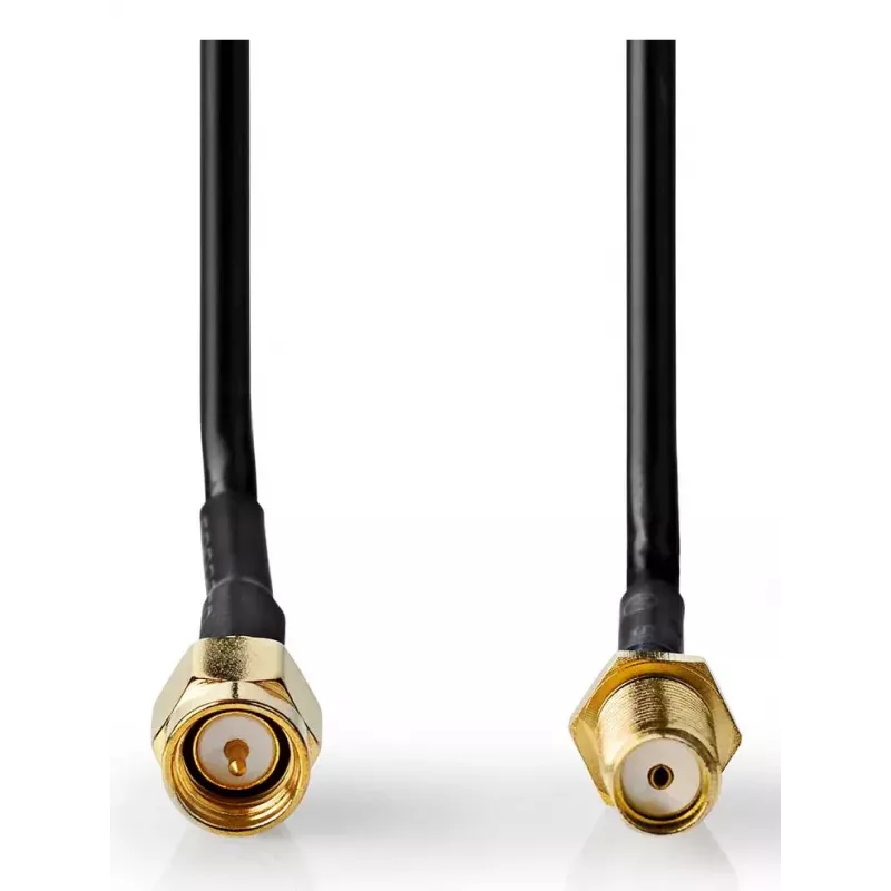 Coaxkabel Nedis CSGL02010BK10 1 m SMA zwart