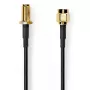 Coaxkabel Nedis CSGL02010BK10 1 m SMA zwart