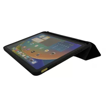 Folio slim case Hurtel DEQSTER voor iPad 10,9 inch (10e generatie) – TPU/PU-hoes, 3 standmodi, 244 g