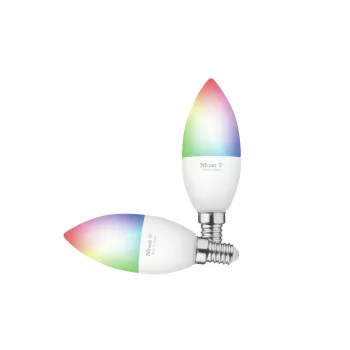 Smart lamp TRUST 71293 – Wi-Fi smartlicht, wit, AC, 37×100 mm, 2-pack