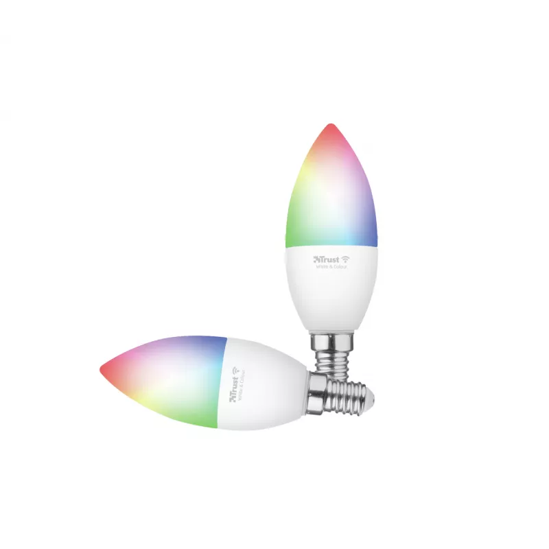 Smart lamp TRUST 71293 – Wi-Fi smartlicht, wit, AC, 37×100 mm, 2-pack